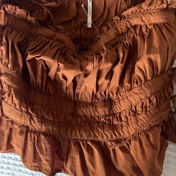 Free People Gabby Tube Top Pretty Penny Size Small Nwot - Picture 4 of 4